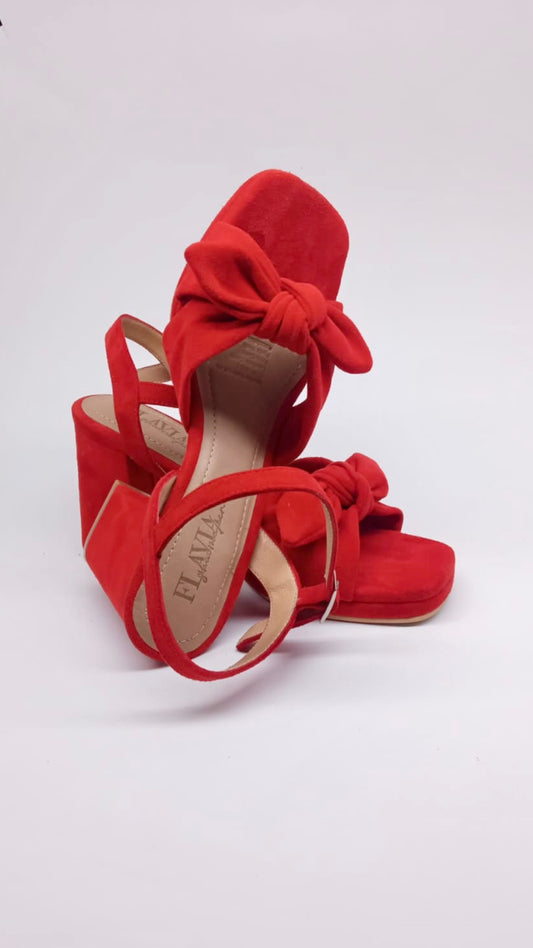 Sandalias Nudari Rojo