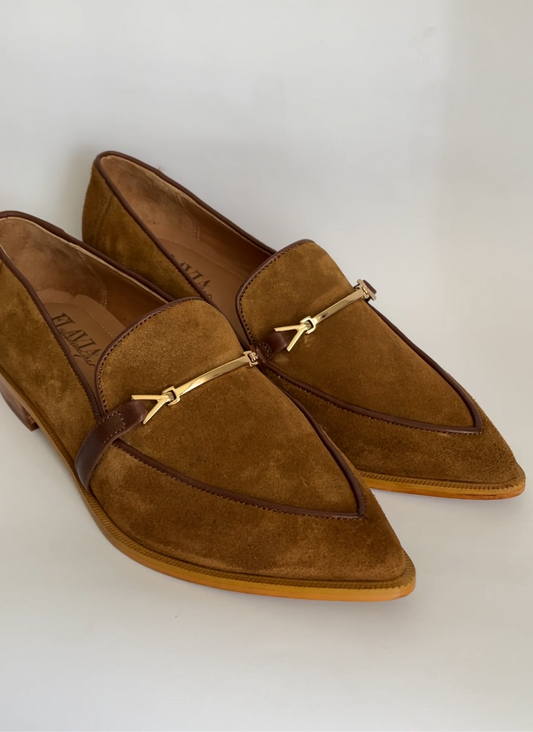 Mocasine Gabrielli Gamuzón Tabaco