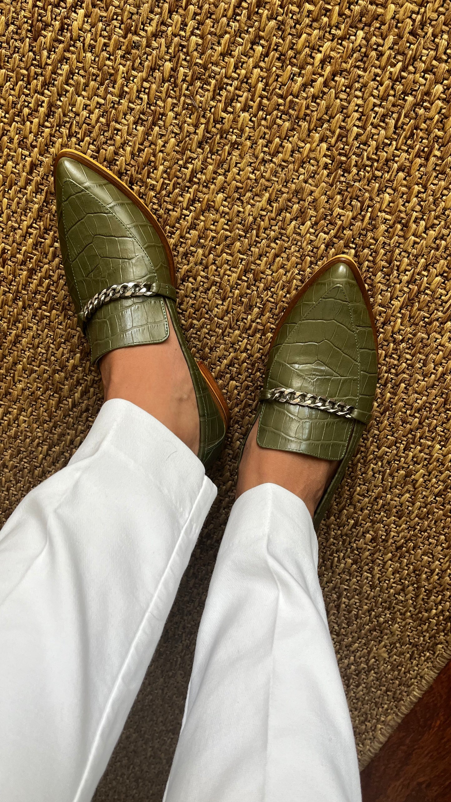 Mocasine Martina Verde Musgo